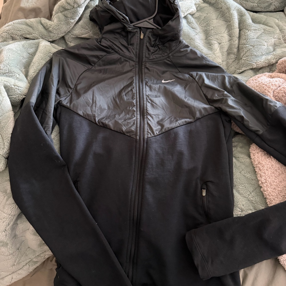 Nike Black Hooded Jacket
